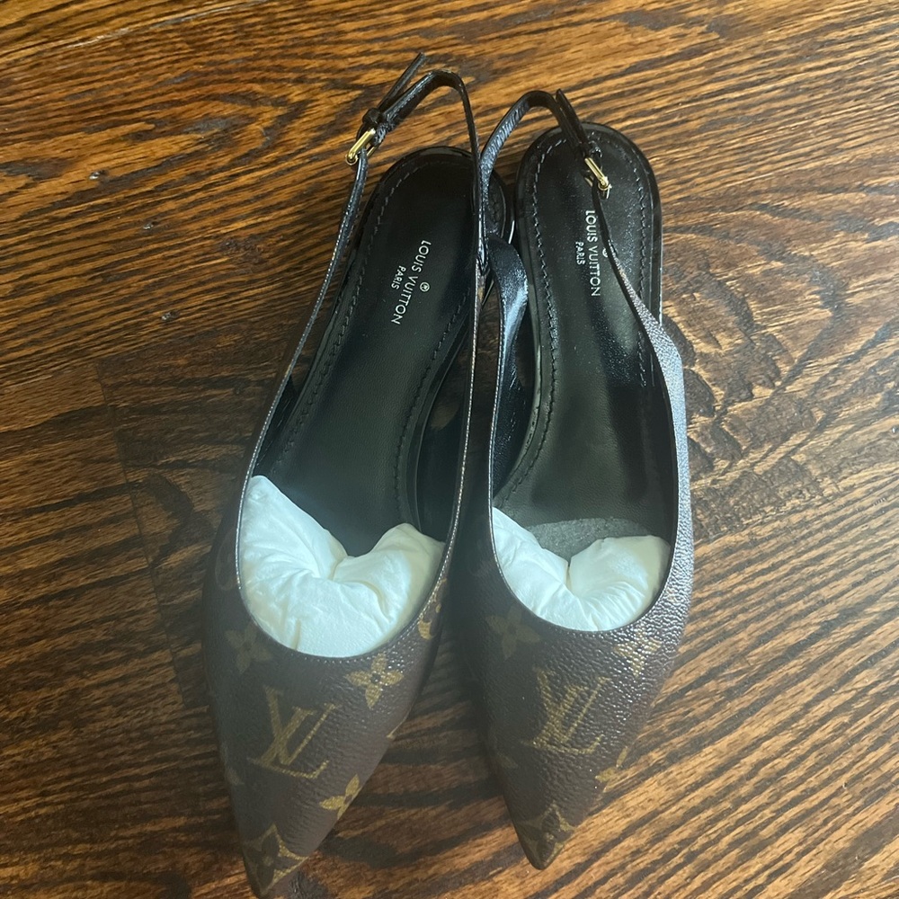 Louis Vuitton Monogram Brown flats